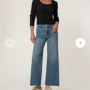 Kut from the Kloth Meg High Rise Wide Leg Jeans